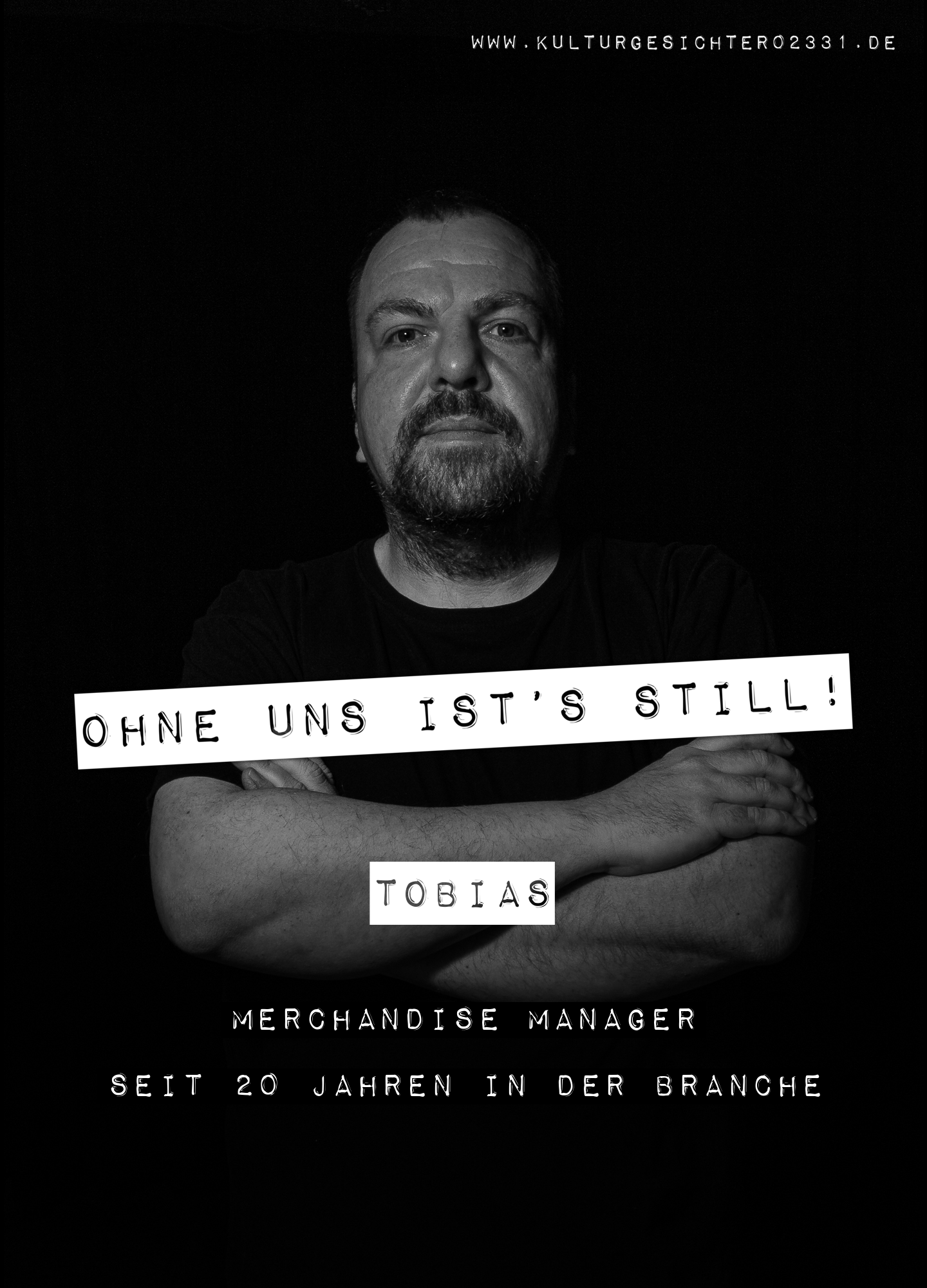 Tobias – Merchandise Manager. Seit 20 Jahren in der Branche.
